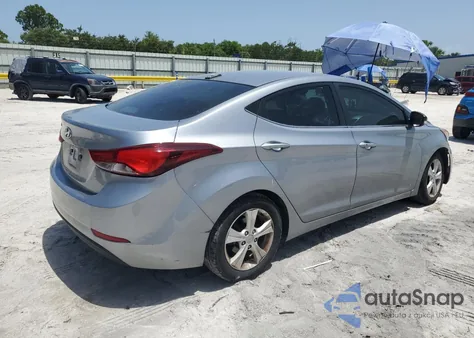 2016 Hyundai Elantra Se из США, поврежденный, VIN 5NPDH4AE2GH755076